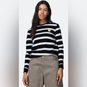 Vans x Skateistan Black striped Long sleeves T-shirt sweater Size L